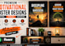 design premium wall art and high converting  business posters
